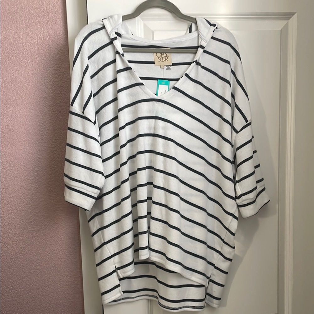 C&C California Striped Hoodie